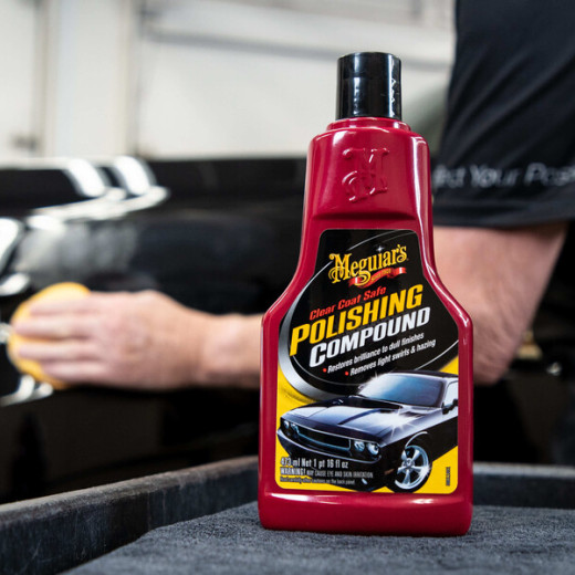 Автополироль - Meguiar's Clear Coat Safe Polishing Compound 473 мл (G18116)