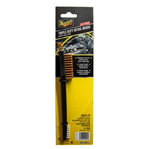 Щітка потрійна для детейлінгу - Meguiar`s Triple Duty Detail Brush (X1130EU)