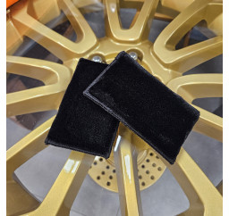 Пад (скраб-губка) для хімчистки двосторонній CleanPad Magnum 8×13 см чорний (4 шт)