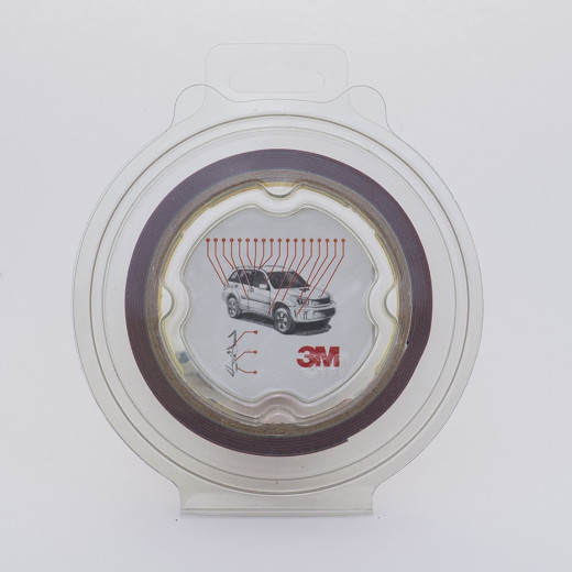 Двосторонній скотч 3М Foam 6 мм x 2 м x 0.8 мм Темно-сірий GT 6008 (32319)