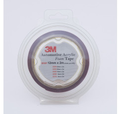 Двосторонній скотч 3М Foam 12 мм x 2 м x 0.8 мм Темно-сірий GT 6008 (32321)