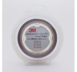 Двосторонній скотч 3М Foam 20 мм x 2 м x 0.8 мм Темно-сірий GT 6008 (32323)