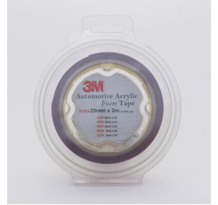 Двосторонній скотч 3М Foam 25 мм x 2 м x 0.8 мм Темно-сірий GT 6008 (32324)