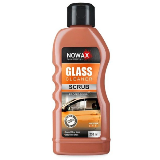 Абразивний очисник NOWAX для скляних поверхонь від водного каменя Glass Cleaner Scrub 250 мл (NX25247) Абразивний очисник NOWAX для скляних поверхонь від водного каменя Glass Cleaner Scrub 250 мл (NX25247)