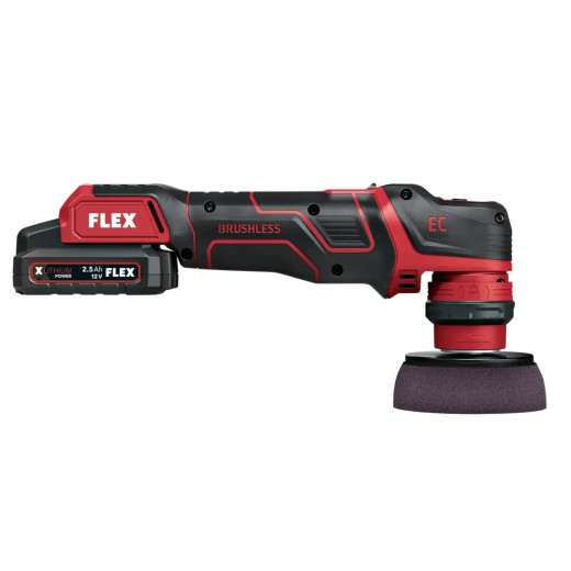 Акумуляторна полірувальна машина FLEX PXE 80 12-EC/2.5 SET 12V