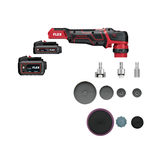 Акумуляторна полірувальна машина FLEX PXE 80 12-EC/2.5 SET 12V