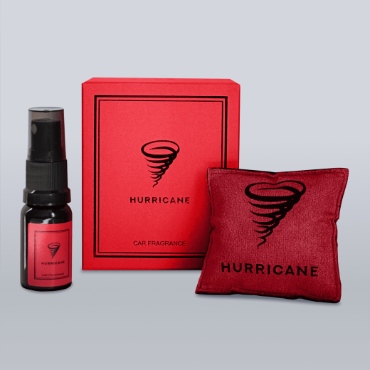 Ароматичне саше для автомобіля Hurricane RED (STANDART)