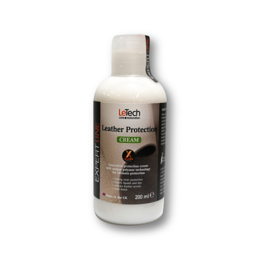 Захисний крем LeTech для шкіри Leather Protection Cream X-GUARD PROTECTED 200 мл