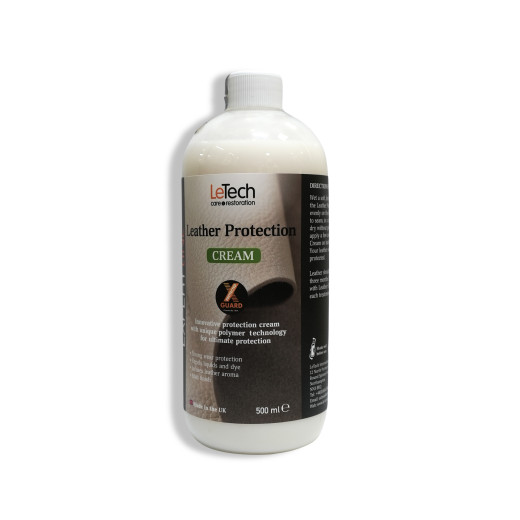 Захисний крем LeTech для шкіри Leather Protection Cream X-GUARD PROTECTED 500 мл