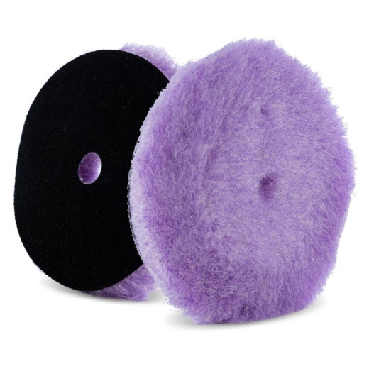 Полірувальний хутряний круг Buff and Shine URO WOOL PURPLE 150mm