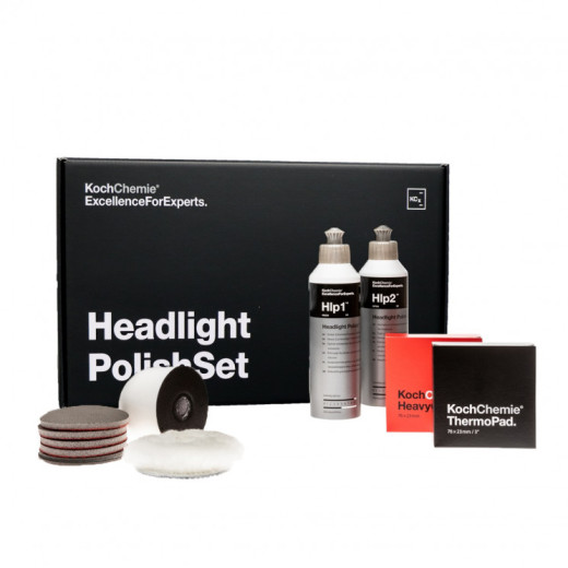 Набір для полірування фар Koch Chemie HEADLIGHT POLISH SET, Hlp