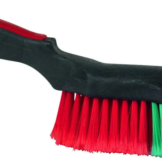 Ручна щітка з посіченим ворсом - Vikan Hand Brush Soft/Split 320 мм, м'яка, чорна (524652)