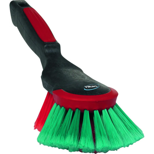 Ручна щітка з посіченим ворсом - Vikan Hand Brush Soft/Split 320 мм, м'яка, чорна (524652)