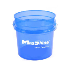 Відро для детейлінгу 13 л. - MaxShine Detailing Bucket Transparent синій (MSB001-B)