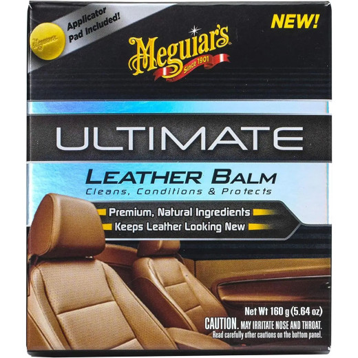 Бальзам 3 в 1 для шкіри - Meguiar's Ultimate Leather Balm 160 г. (G18905)