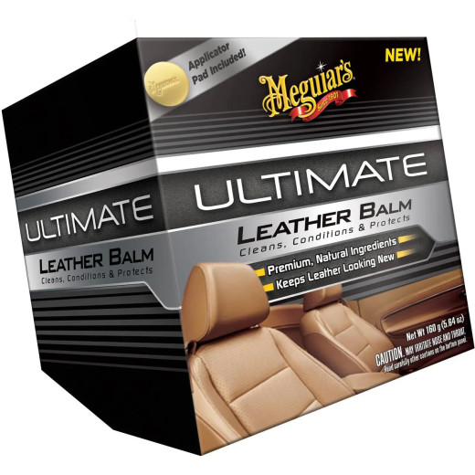 Бальзам 3 в 1 для шкіри - Meguiar's Ultimate Leather Balm 160 г. (G18905)