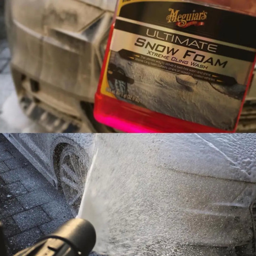 Шампунь Meguiar`s снігова піна Ultimate Snow Foam Extreme Cling Wash 946 мл