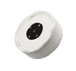 Круг полірувальний для металу — Flexipads Stitched Cotton Mops 150x50 мм. 6x2" білий (52110)
