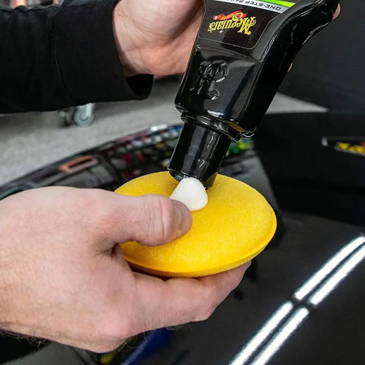 Набір аплікаторів поролонових - Meguiar's Gold Class Foam Applicator Pads 4 шт. жовтий (W0004)