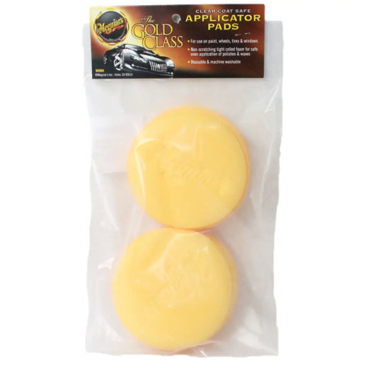 Набір аплікаторів поролонових - Meguiar's Gold Class Foam Applicator Pads 4 шт. жовтий (W0004)