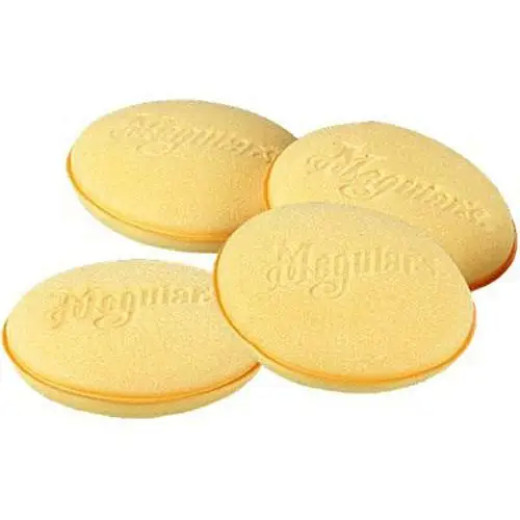 Набір аплікаторів поролонових - Meguiar's Gold Class Foam Applicator Pads 4 шт. жовтий (W0004)