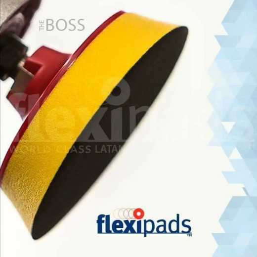 Оправка для роторной машинки мягкая - Flexipads Ultra Soft Velcro М14 125 мм. 5