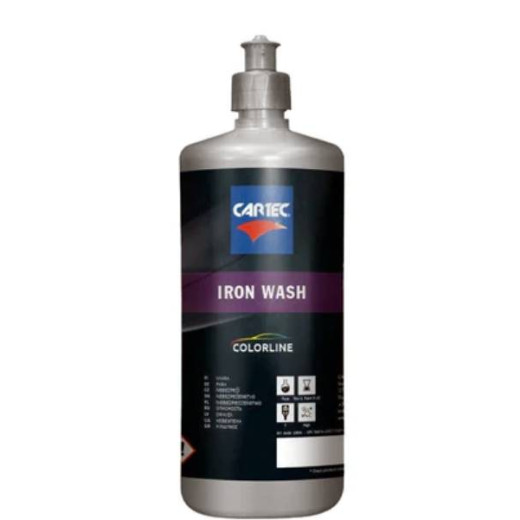 Очисник металевих вкраплень - Cartec Iron Wash Werkflacon met vernevelaar 1л.