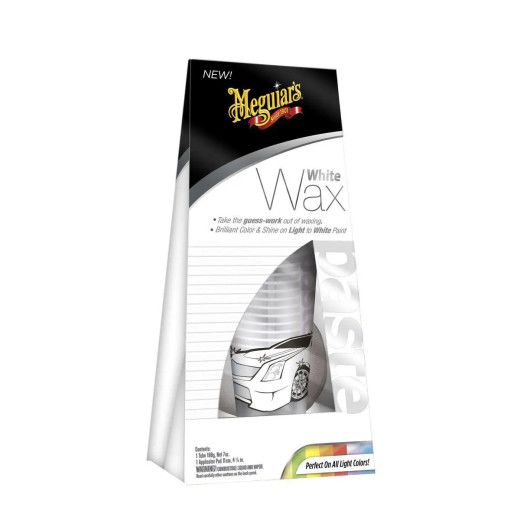 Віск для білих автомобілів - Meguiar's White Wax 198 г. (G6107)