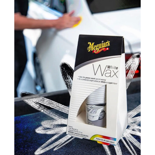 Віск для білих автомобілів - Meguiar's White Wax 198 г. (G6107)