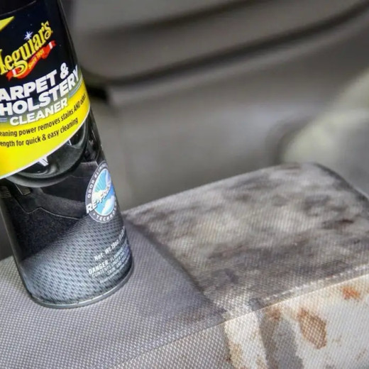 Пінний очищувач з щіткою для карпету та килимів салону - Meguiar's Carpet & Upholstery Cleaner 539 г. (G191419)