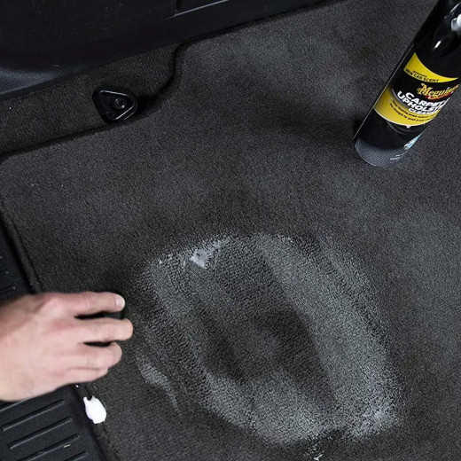 Пінний очищувач з щіткою для карпету та килимів салону - Meguiar's Carpet & Upholstery Cleaner 539 г. (G191419)