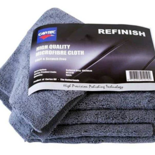 Фібра для авто - Cartec Refinish Microfibre Towel 40х40см. сірий