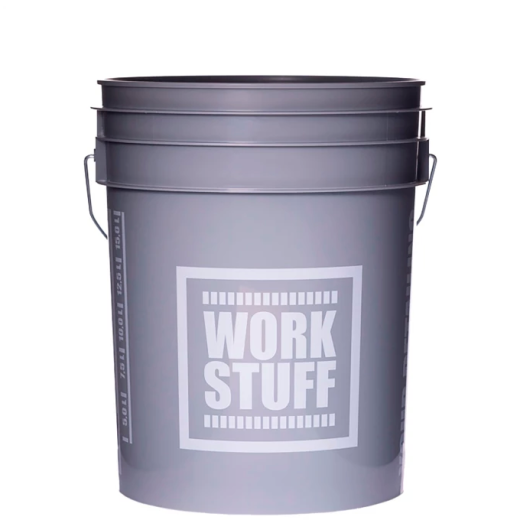 Відро для мийки автомобіля сірого кольору Work Stuff Detailing Bucket Grey