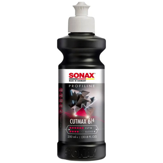 Високоабразивний поліроль - Sonax ProfiLine CutMax 6-3, 250 мл. (246141)