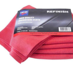 Фібра для авто - Cartec Refinish Microfibre Towel 40х40см. червона