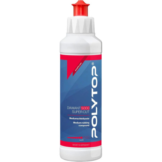 Професійна інтенсивна шліфувальна паста Polytop Diamant 5000 Super Cut 250 ml