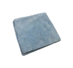 Мікрофібровий рушник — 3D Coral Fleece Microfiber Towel Edge-Less 350 гсм. 40x40 см. блакитний (MF350B)