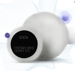 КРУГ ДЛЯ ПОЛІРУВАННЯ GYEON Q²M ROTARY WOOL HEAVY CUT ХУТРЯНИЙ РІЖУЧИЙ 125ММ