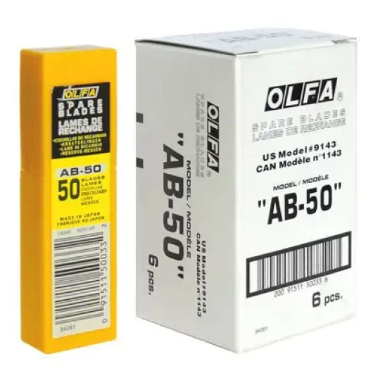 Сегментные лезвия 9 мм OLFA AB-50