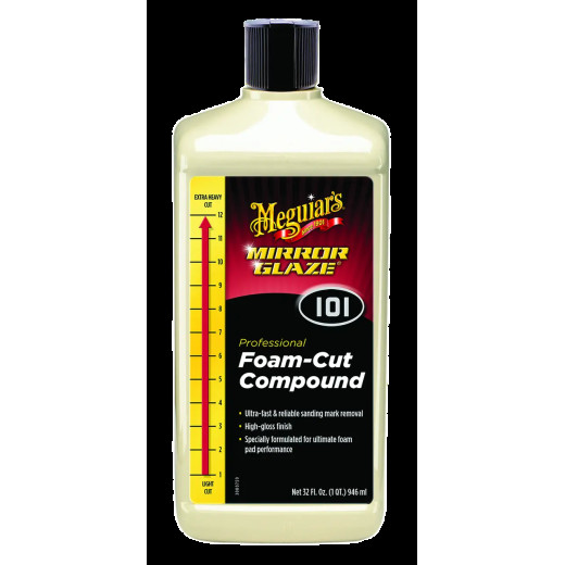 Полірувальна паста для твердих лаків - Meguiar's Foam-Cut Compound 946 мл. (M10132EU)