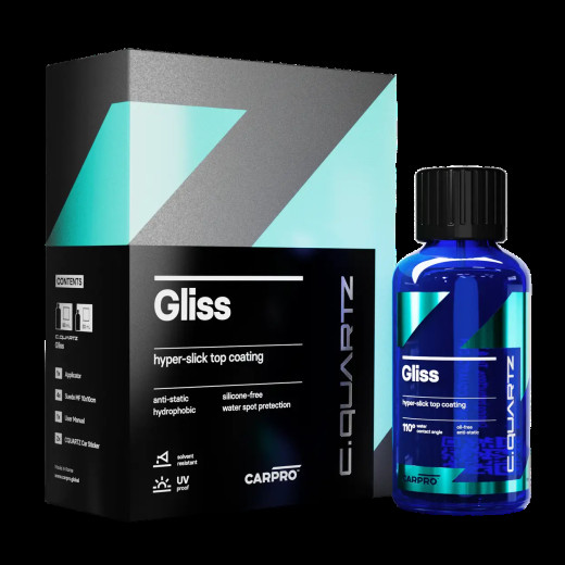 Нанокераміка CarPro Gliss Top Coat 100 мл, 18+міс