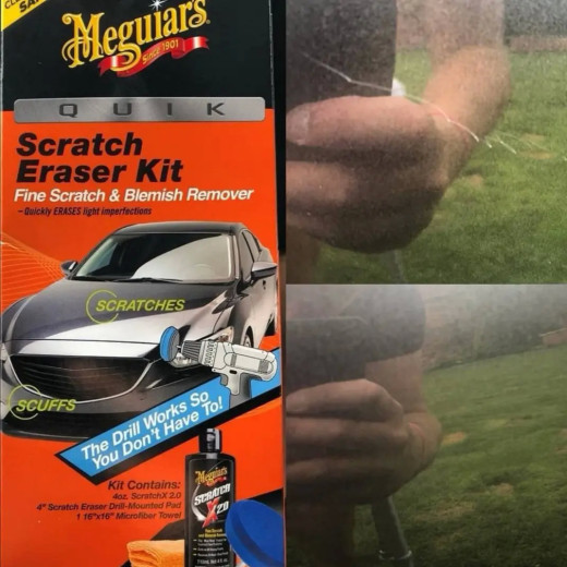 Набір для швидкого видалення подряпин - Meguiar's Quik Scratch Eraser Kit (G190200)