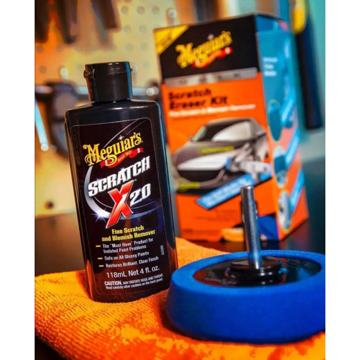 Набір для швидкого видалення подряпин - Meguiar's Quik Scratch Eraser Kit (G190200)