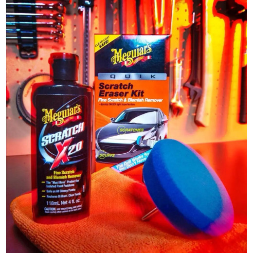 Набір для швидкого видалення подряпин - Meguiar's Quik Scratch Eraser Kit (G190200)