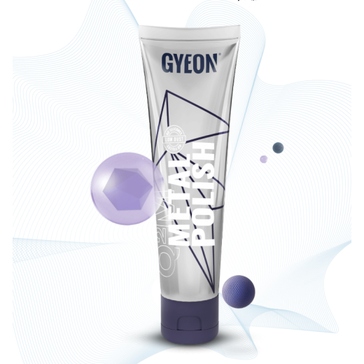 ПОЛІРУВАЛЬНА ПАСТА GYEON Q²M METAL POLISH ДЛЯ МЕТАЛУ ТА ХРОМУ 120 МЛ