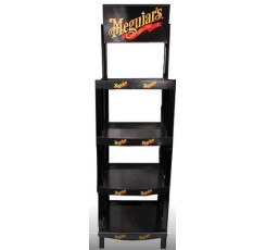 Пластиковий стенд під автохімію - Meguiar's Display Rack 206x38x52 см. чорний (ST022)