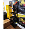 Пластиковий стенд під автохімію - Meguiar's Display Rack 206x38x52 см. чорний (ST022)