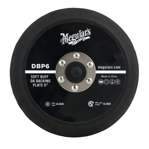 Оправка для полировальной машинки - Meguiar's DA Backing Plate 150 мм. 6'' черная (DBP6)