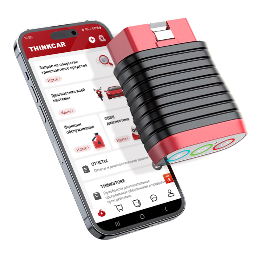 Автосканер Thinkcar ScanMate для Android, IOS - всі марки, 5 спецфункцій, безстрокові оновлення, без абонплат