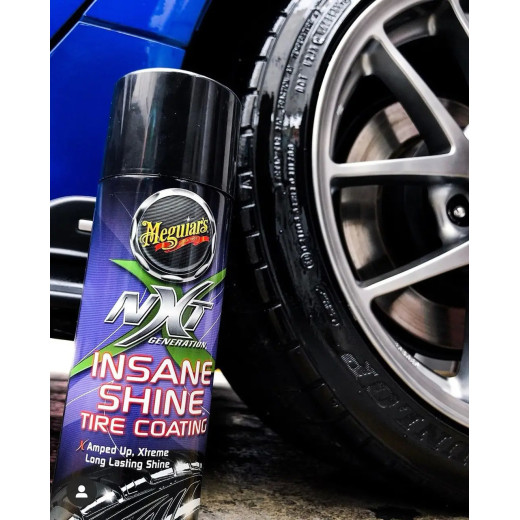 Спрей для чорніння шин - Meguiar's NXT Generation Insane Shine Tire Coating 425 г. (G13115)